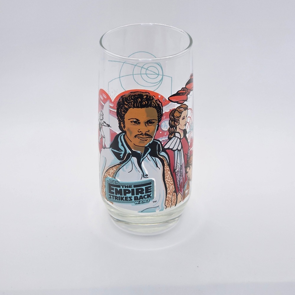 Vintage 1980 Star Wars Empire Strikes Back Lando Calrissian Burger King Glass